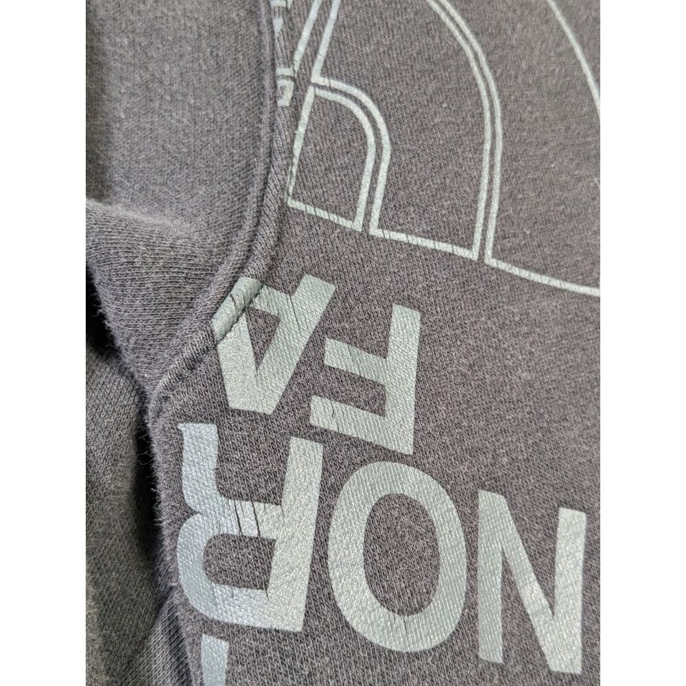 The North Face Men’s Sweatshirt Medium Black Graphic Logo Crewneck Pullover - Picture 7 of 10